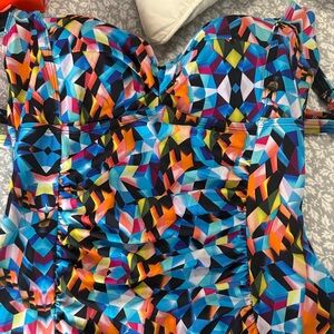 Torrid Multicolor Geometric Dress